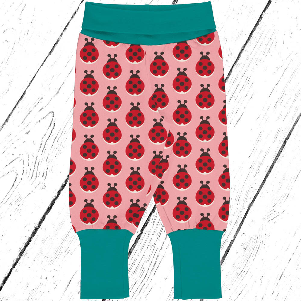 Maxomorra Hose Pants Rib Sweat LADYBUG