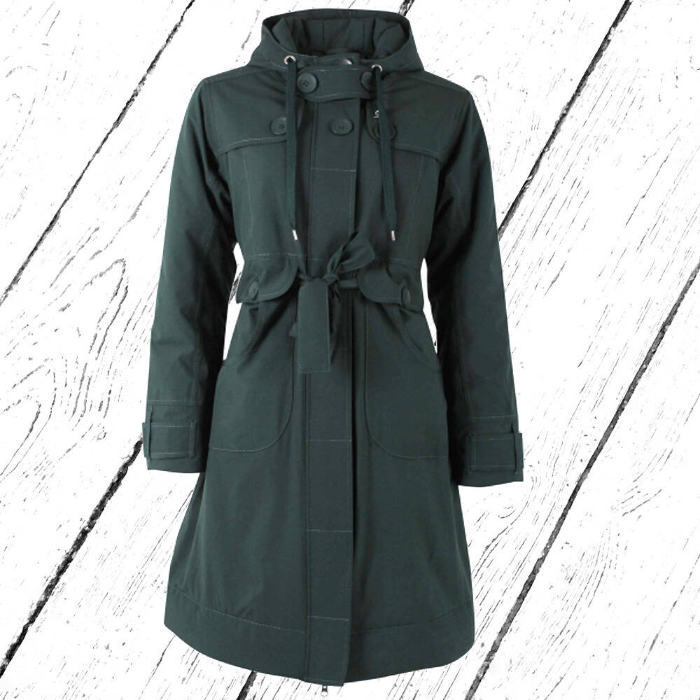 Danefae Wintermantel Else Stretch Winter Jacket Black Green