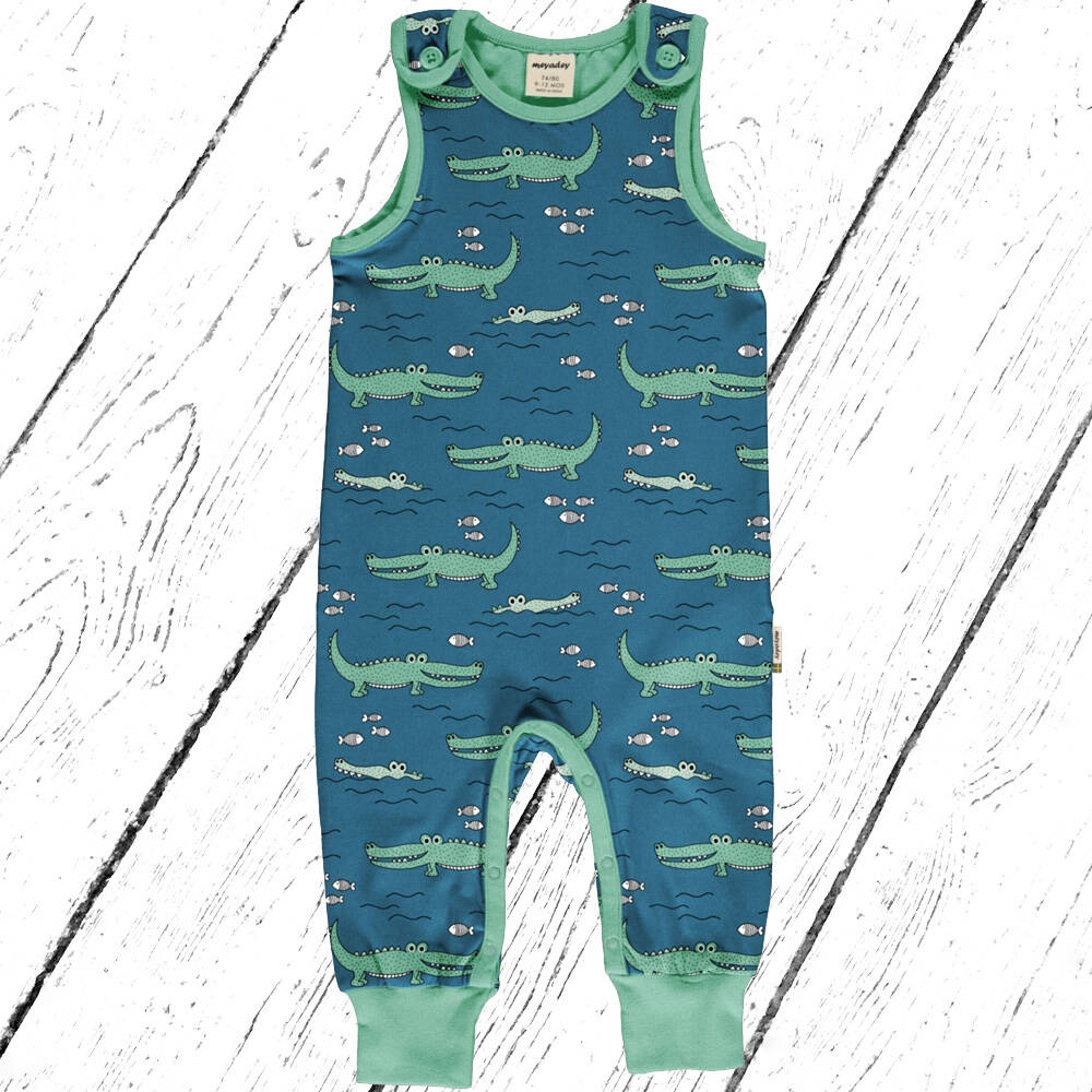 Meyadey by Maxomorra Trägeranzug Playsuit CROCODILE WATERS