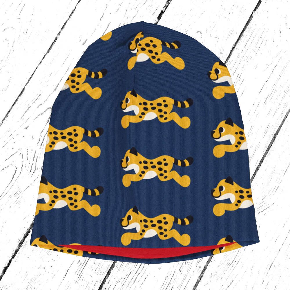 Maxomorra Mütze Hat Velour CHEETAH