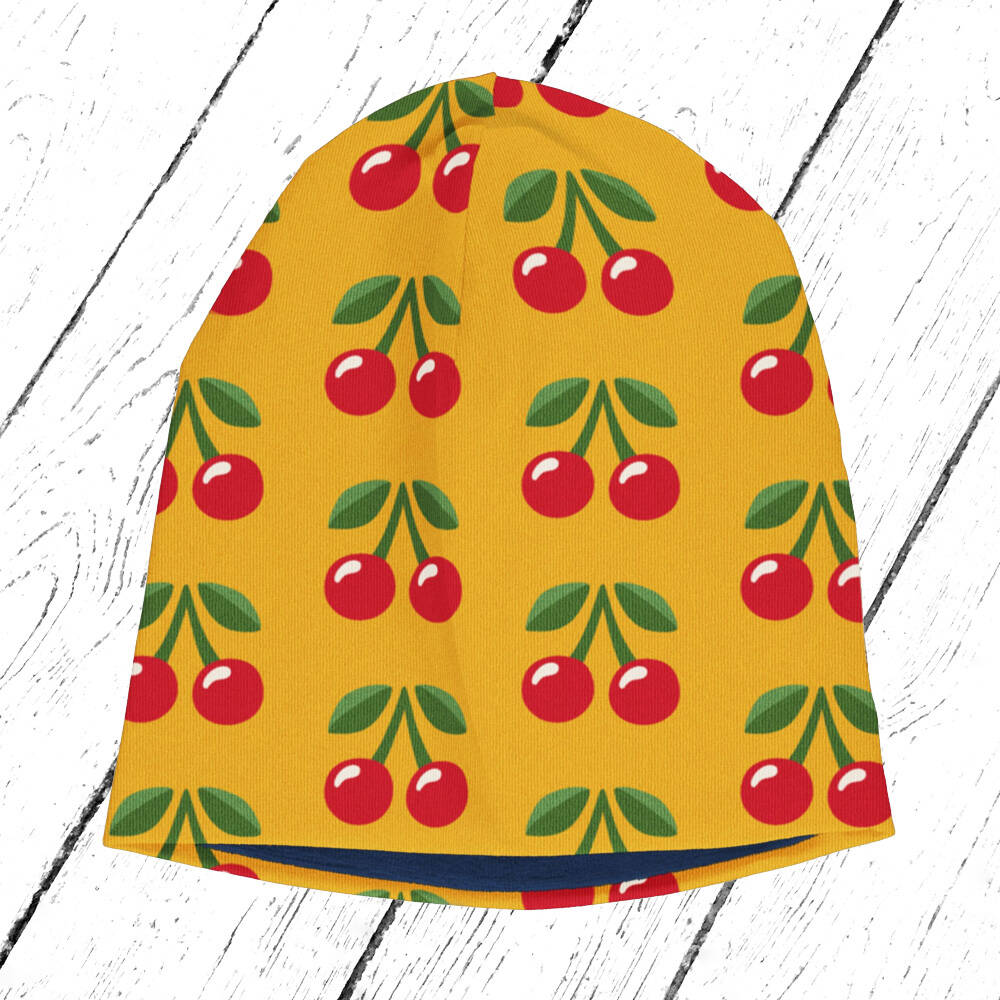 Maxomorra Mütze Hat Velour CHERRY