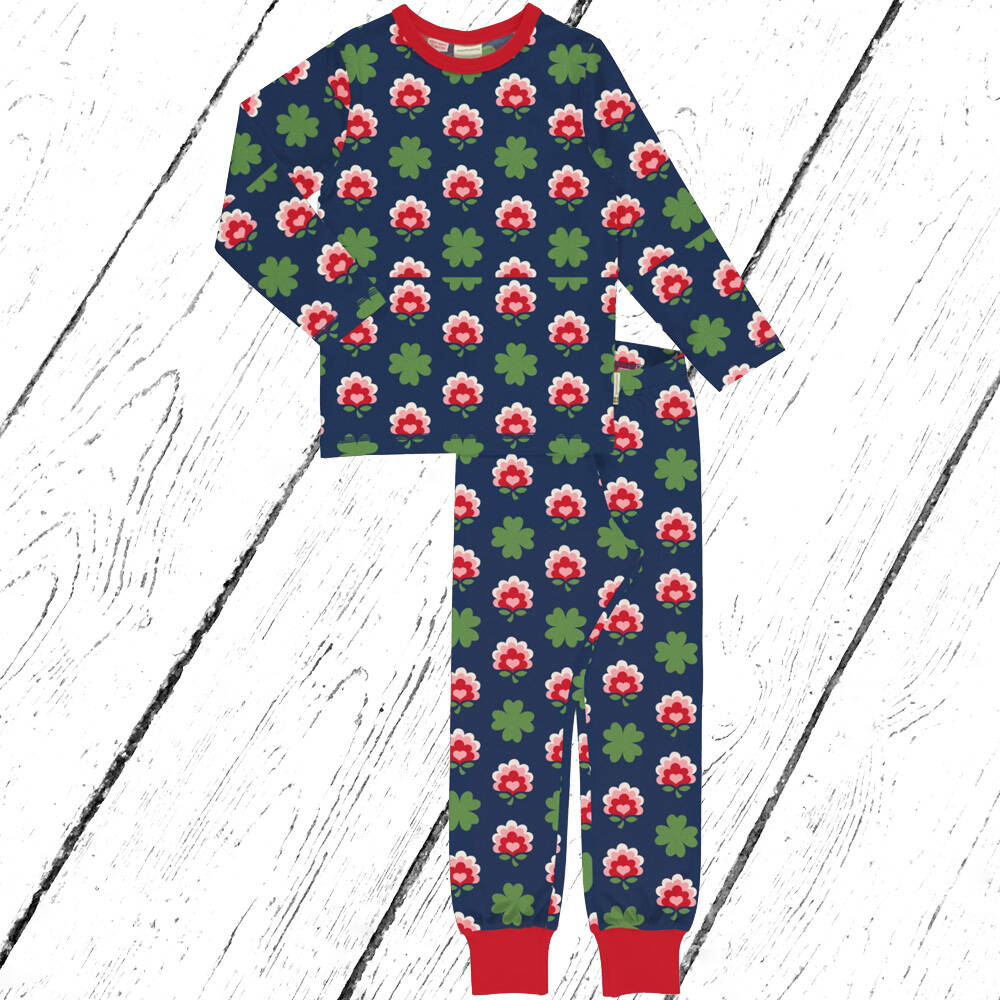 Maxomorra Schlafanzug Pyjama Set CLOVER