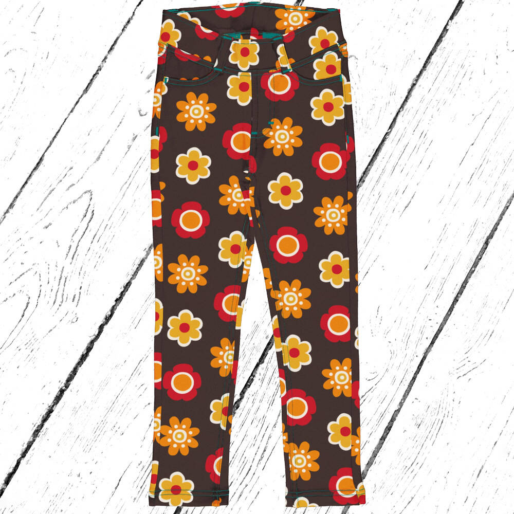 Maxomorra Hose Treggings Sweat FLOWER