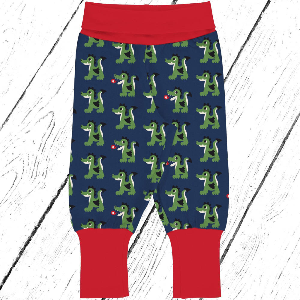 Maxomorra Hose Pants Rib DRAGON