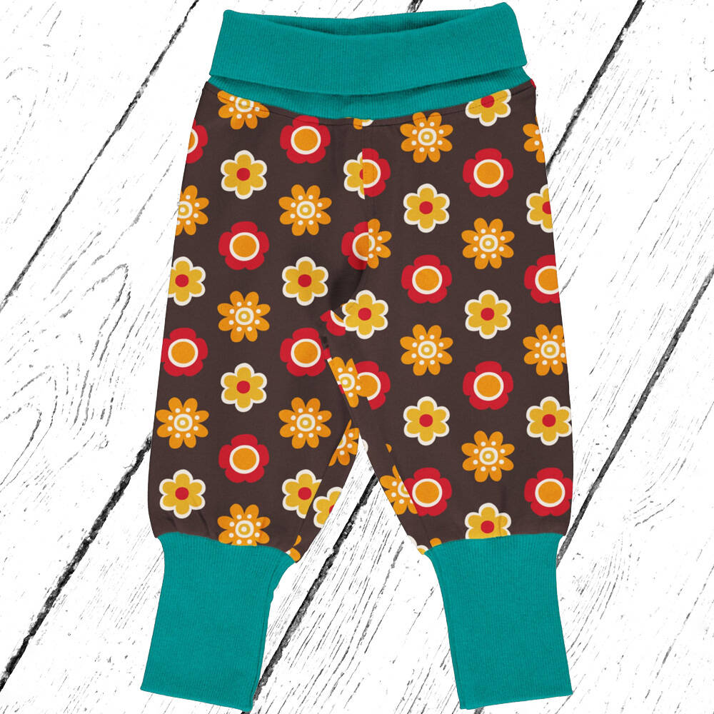 Maxomorra Hose Pants Rib Sweat FLOWER