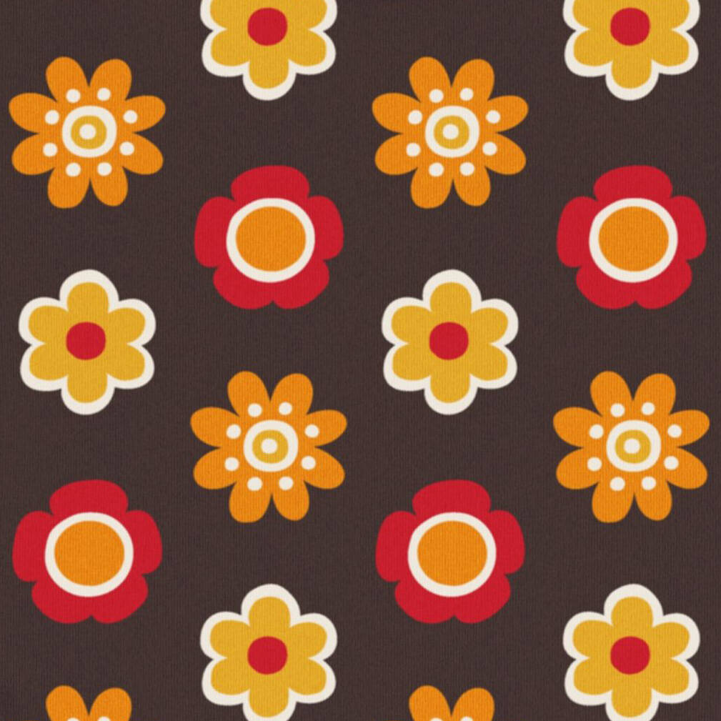 Maxomorra Sweatshirt Button FLOWER