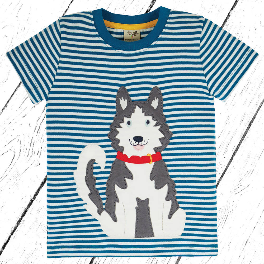 Frugi Sid Applique T-Shirt Husky
