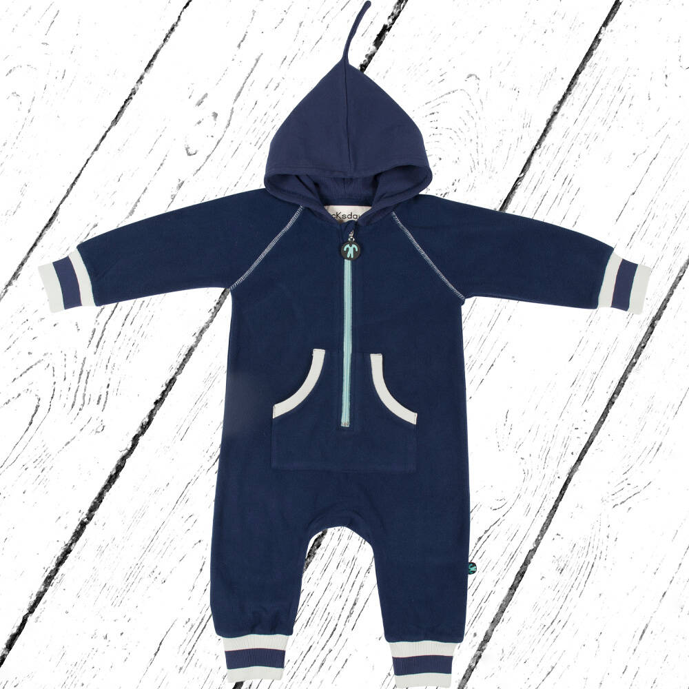 DucKsday Overall Fleece Suit Blue Mint