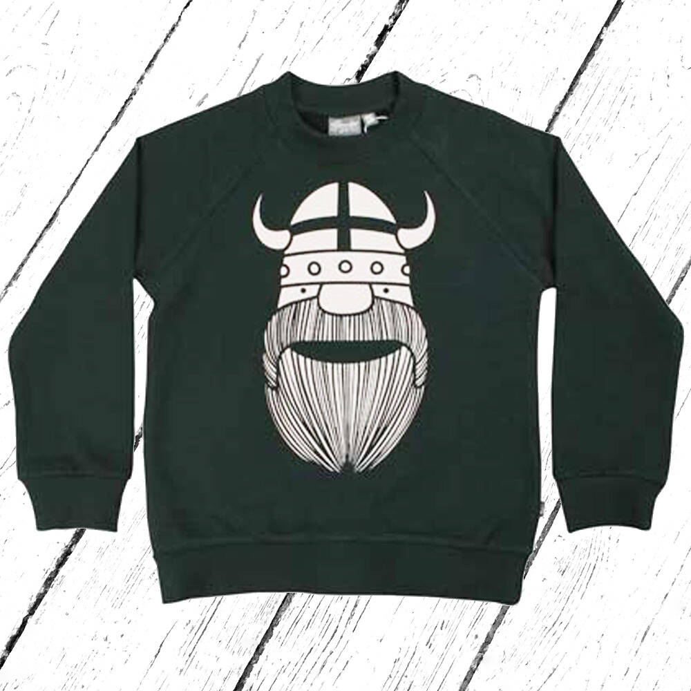 Danefae Sweatshirt ORGANIC Stone Sweat Black Green ERIK