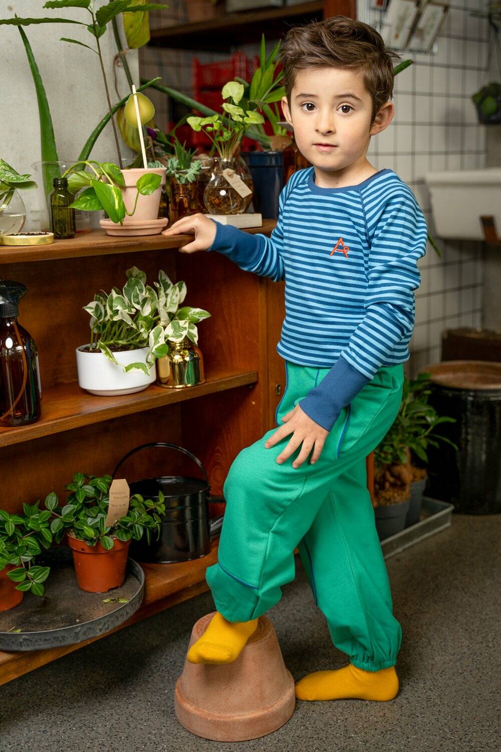 Albababy Hose Hobo Baggy Pants Emerald