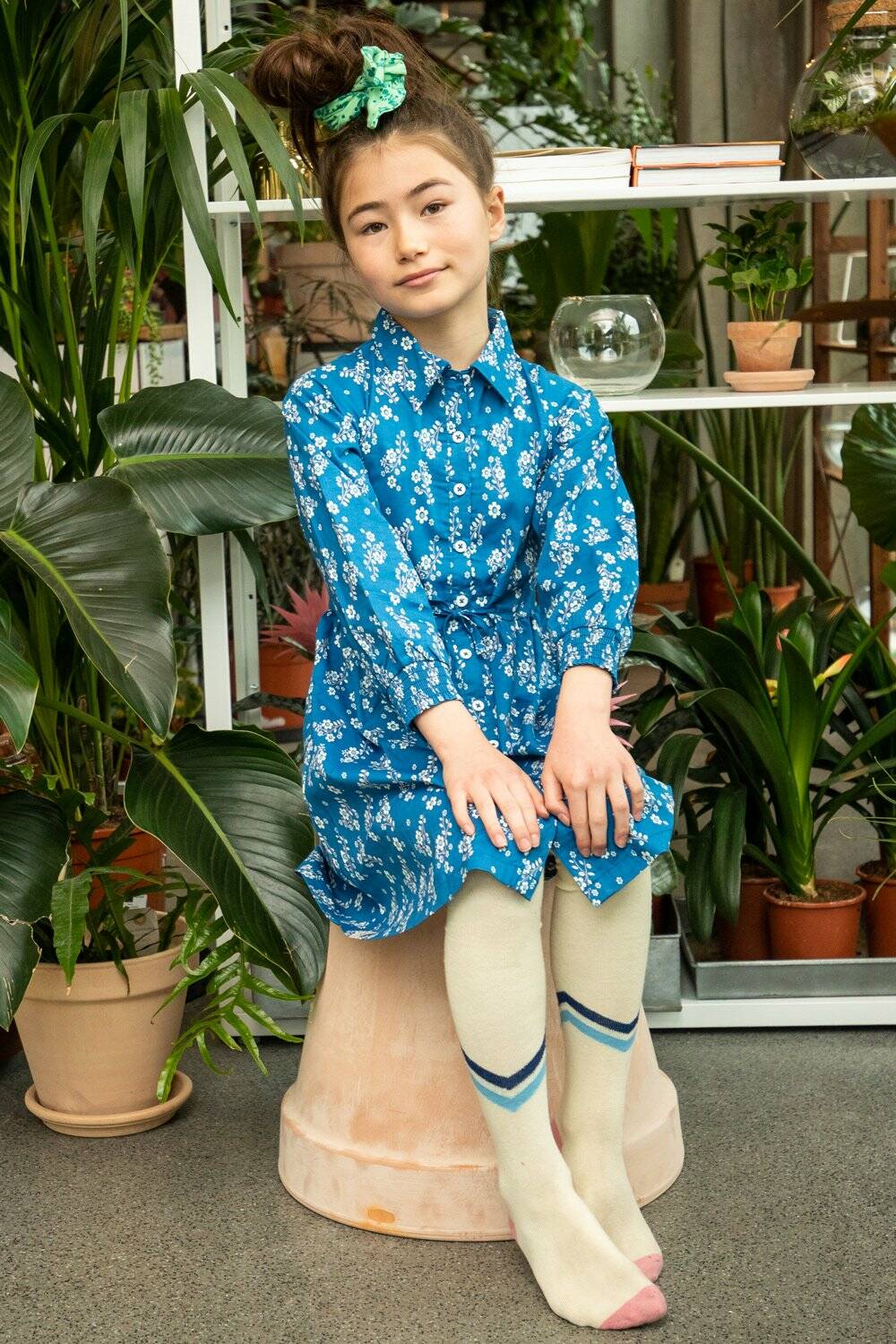Albababy Kleid Flower does it all Shirt Dress Mykonos Flower