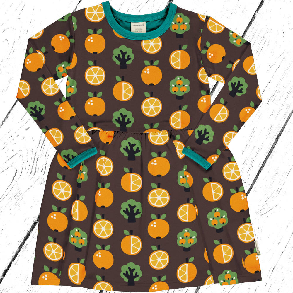 Maxomorra Kleid Dress Spin ORANGE
