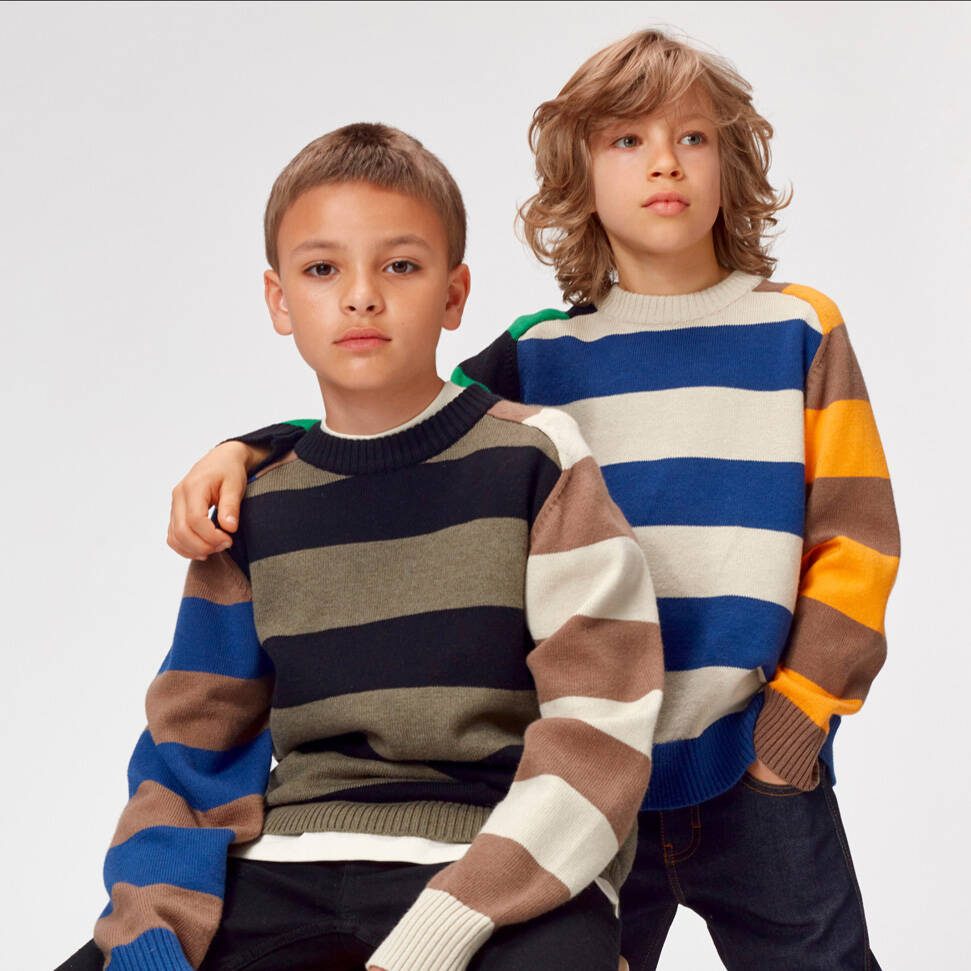 Molo Strickpullover Buzzy Jumpers Mixed Stripes