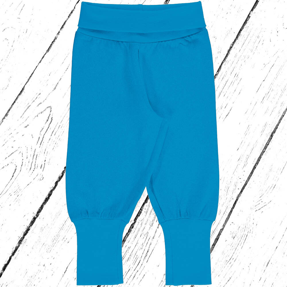 Maxomorra Hose Pants Rib SOLID AZURE