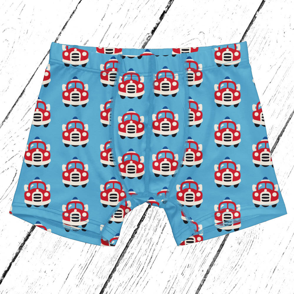 Maxomorra MEN Boxer Shorts Adult FIRE TRUCK