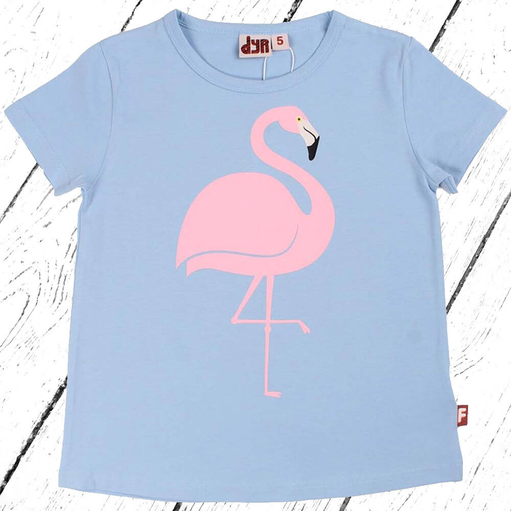 DYR T-Shirt Wildlife T Pastel Blue FLAMINGO