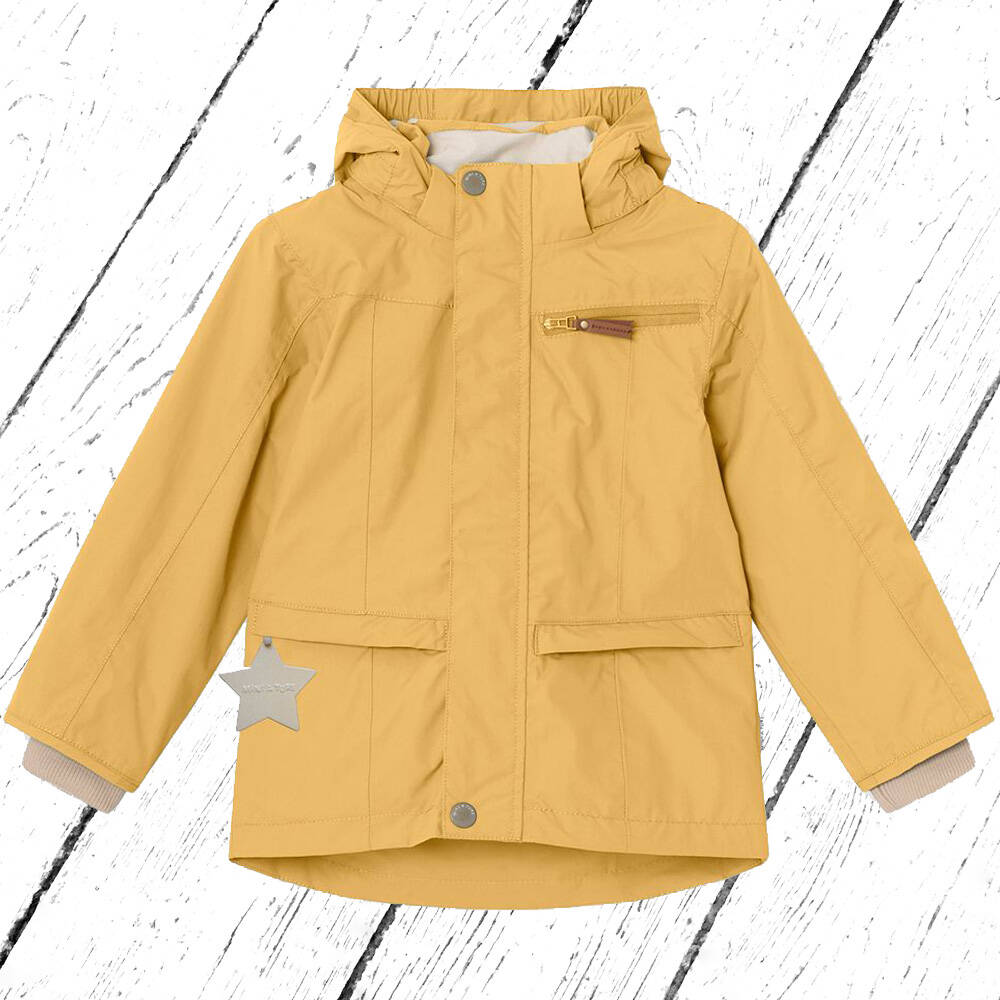 Mini A ture Outdoorjacke Vestayan Jacket Fleece Rattan Yellow