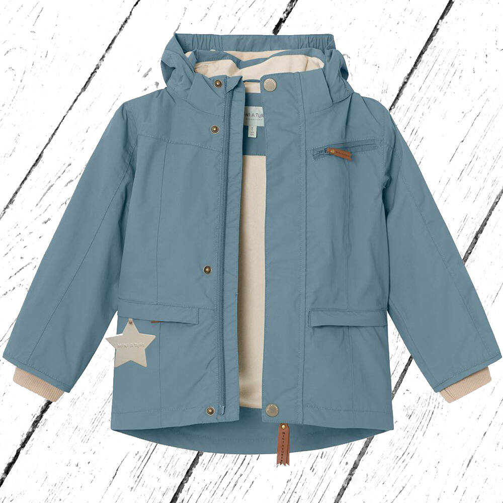 Mini A ture Outdoorjacke Vestayan Jacket Fleece Windward Blue