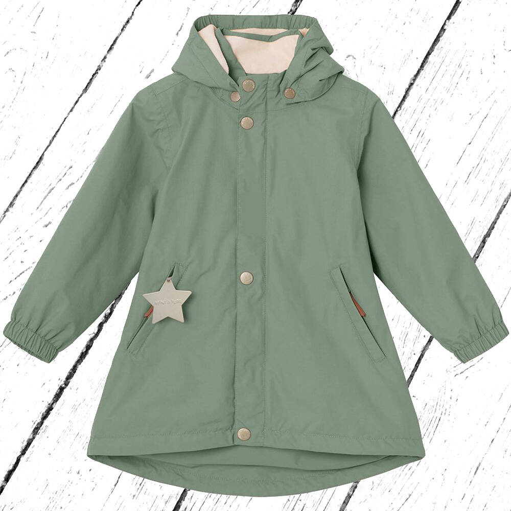 Mini A ture Outdoorjacke Vivica Jacket Fleece Granite Green