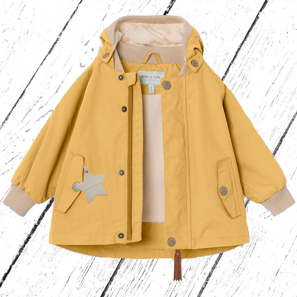 Mini A ture Outdoorjacke Wally Jacket Rattan Yellow