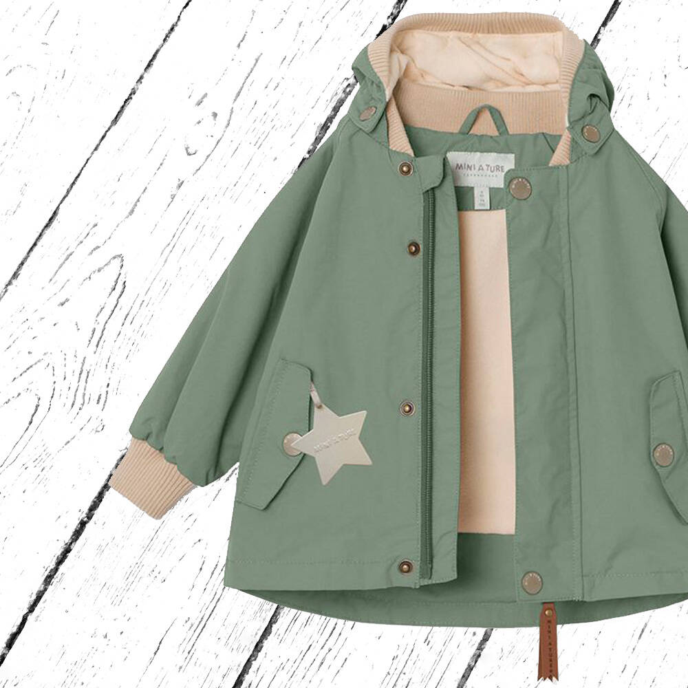 Mini A ture Outdoorjacke Wally Jacket Granite Green