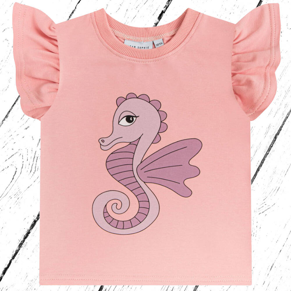 Dear Sophie T-Shirt SEAHORSE Pink Frill Tank