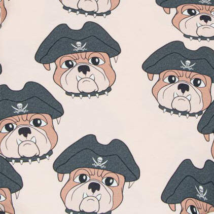 Dear Sophie Bettwäsche DOG THE PIRATE Light Bedding 150x200 40x60