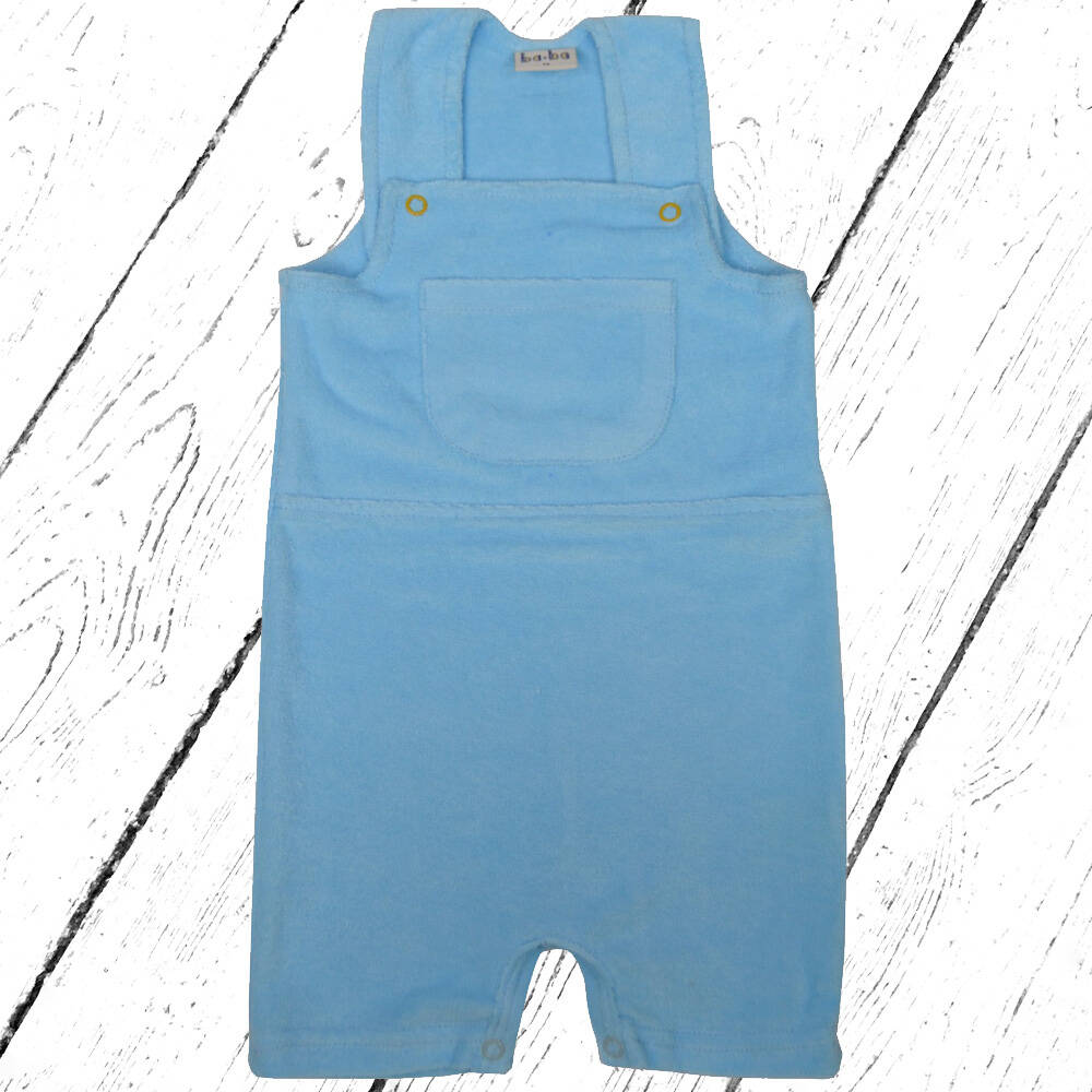 Baba Kidswear Sommer Frotteeoverall Worker Alaskan Blue
