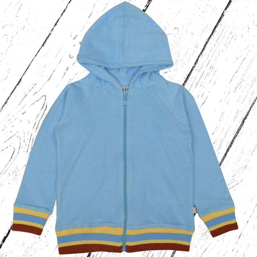 Baba Kidswear Frottee Jacke Hoodie Alaskan Blue