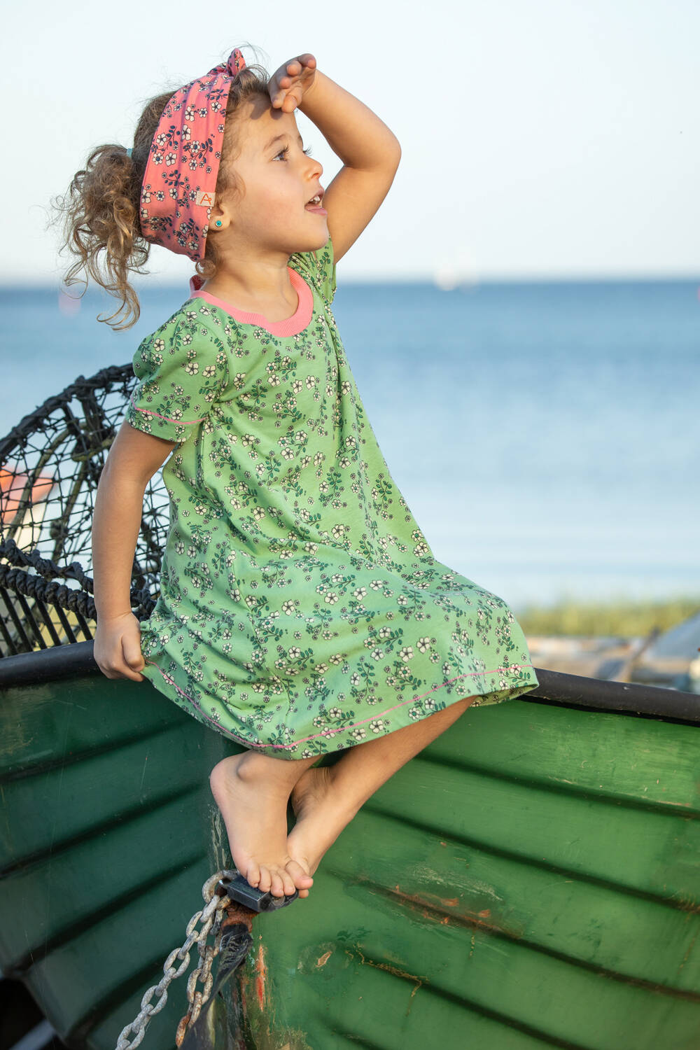 Albababy Kleid Vida Dress Leprechaun Flower Sticks