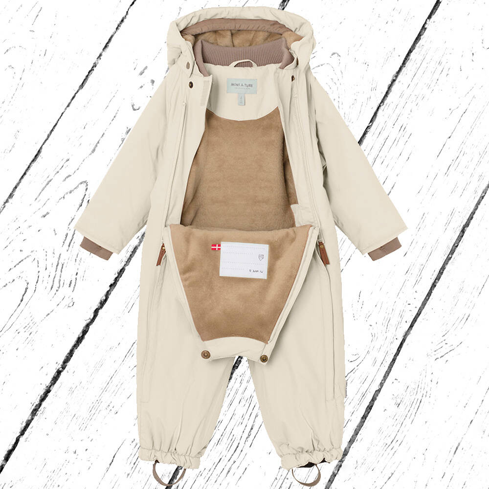 Mini A ture Schneeanzug Wisti Snowsuit Angora Cream