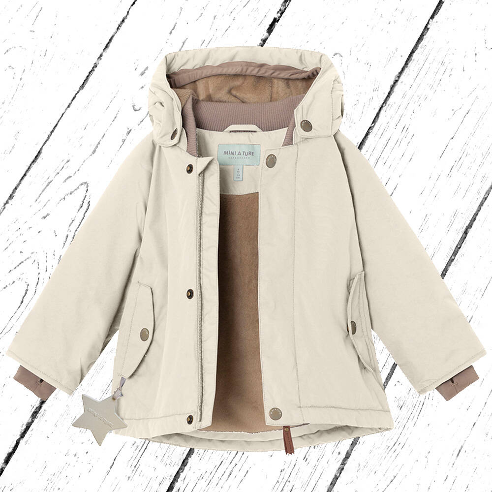 Mini A ture Winterjacke Wally Winter Jacket Angora Cream