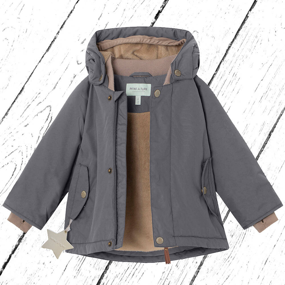 Mini A ture Winterjacke Wally Winter Jacket Forged Iron Blue
