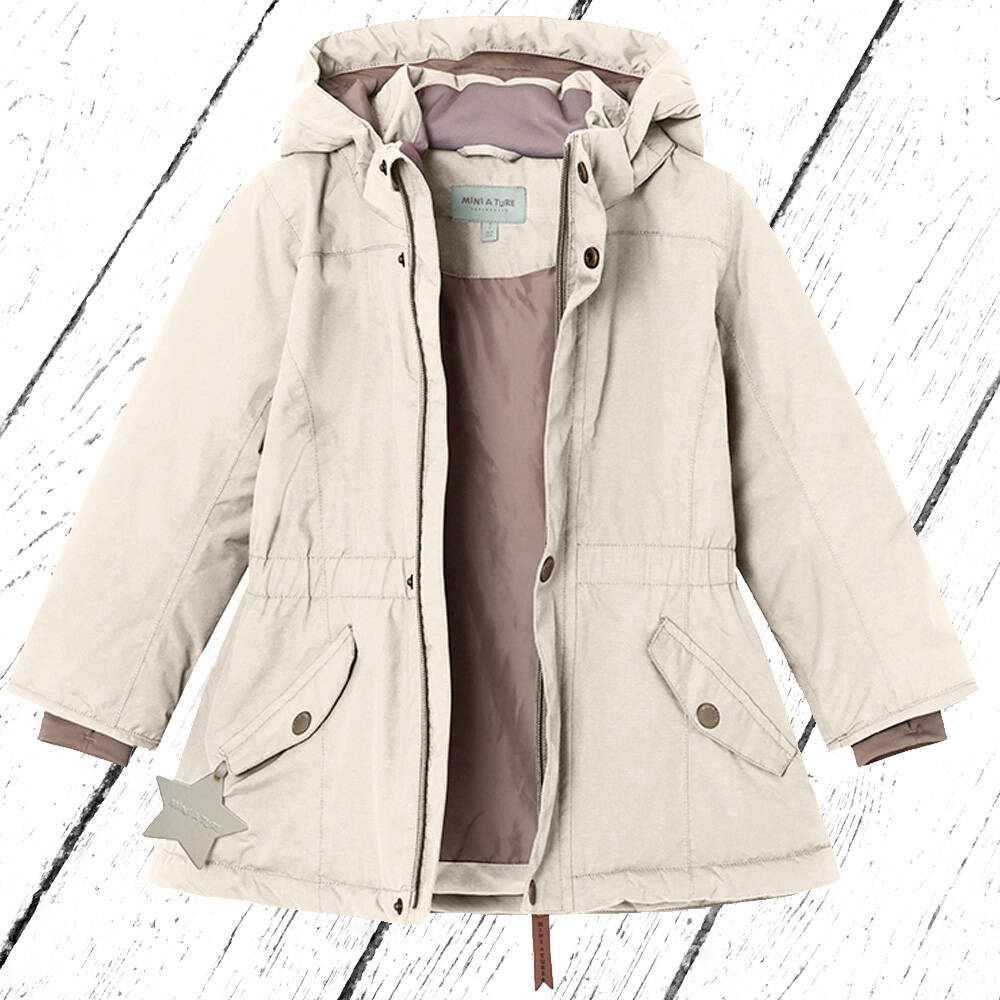 Mini A ture Winterjacke Velaja Winter Jacket Angora Cream