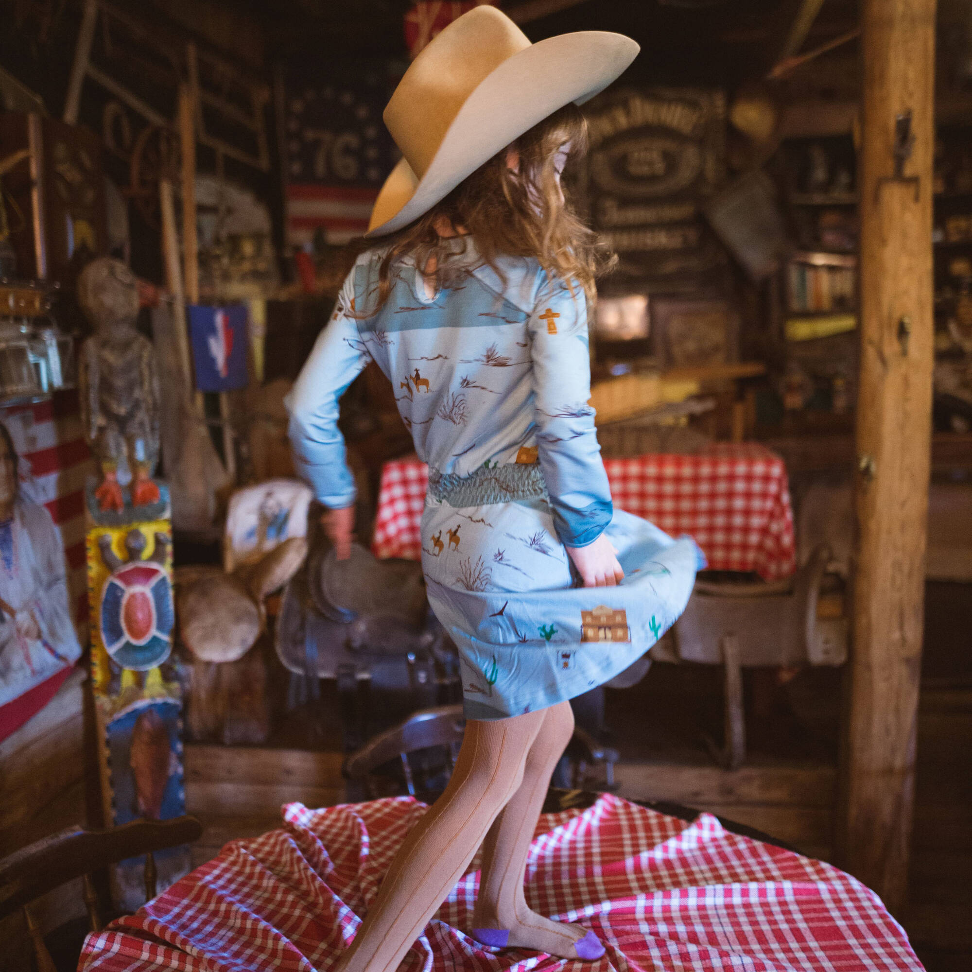 Baba Kidswear Kleid Smockdress Western