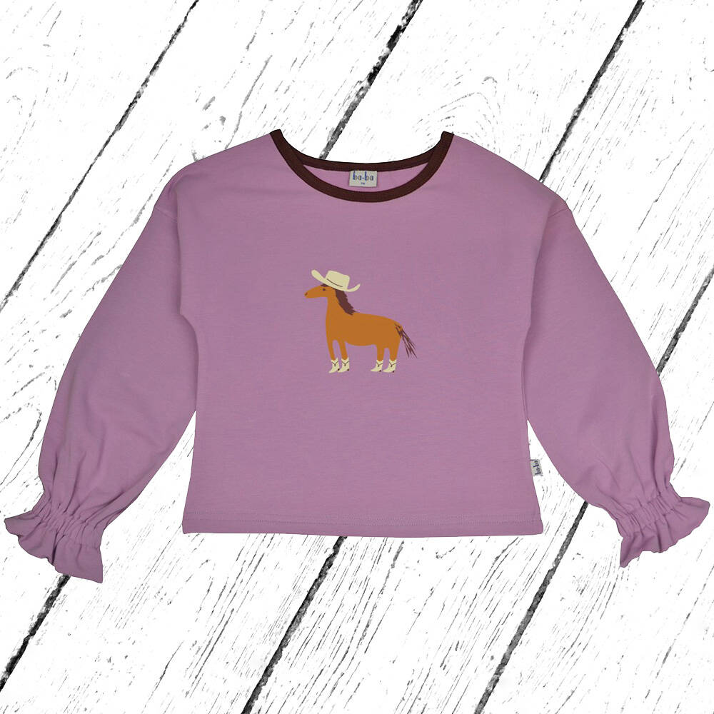 Baba Kidswear Multicolor Shirt Horse Lavender Mist