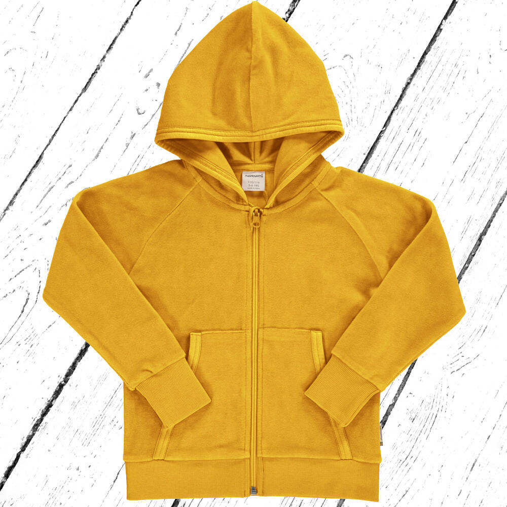 Maxomorra Nicki Jacke Cardigan Hood Velour Amber