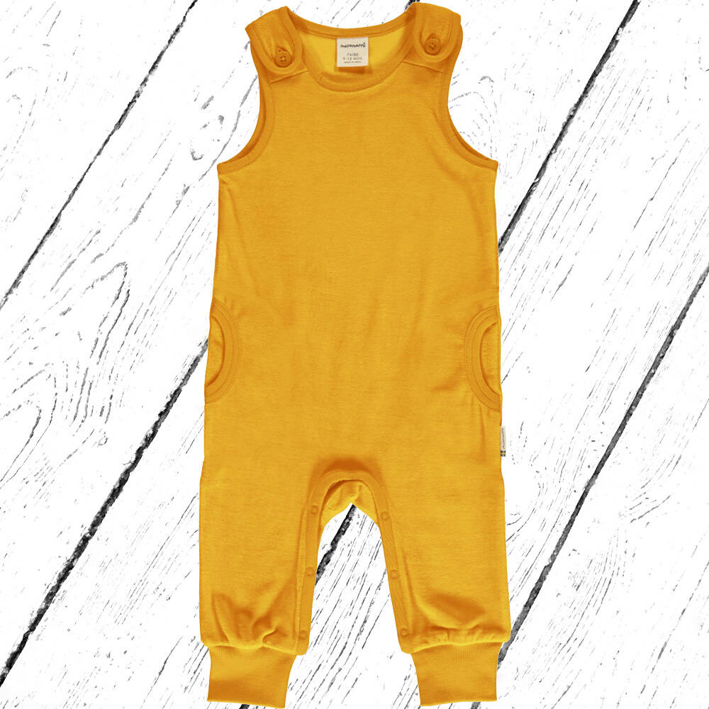 Maxomorra Nicki Trägeranzug Playsuit Velour Amber