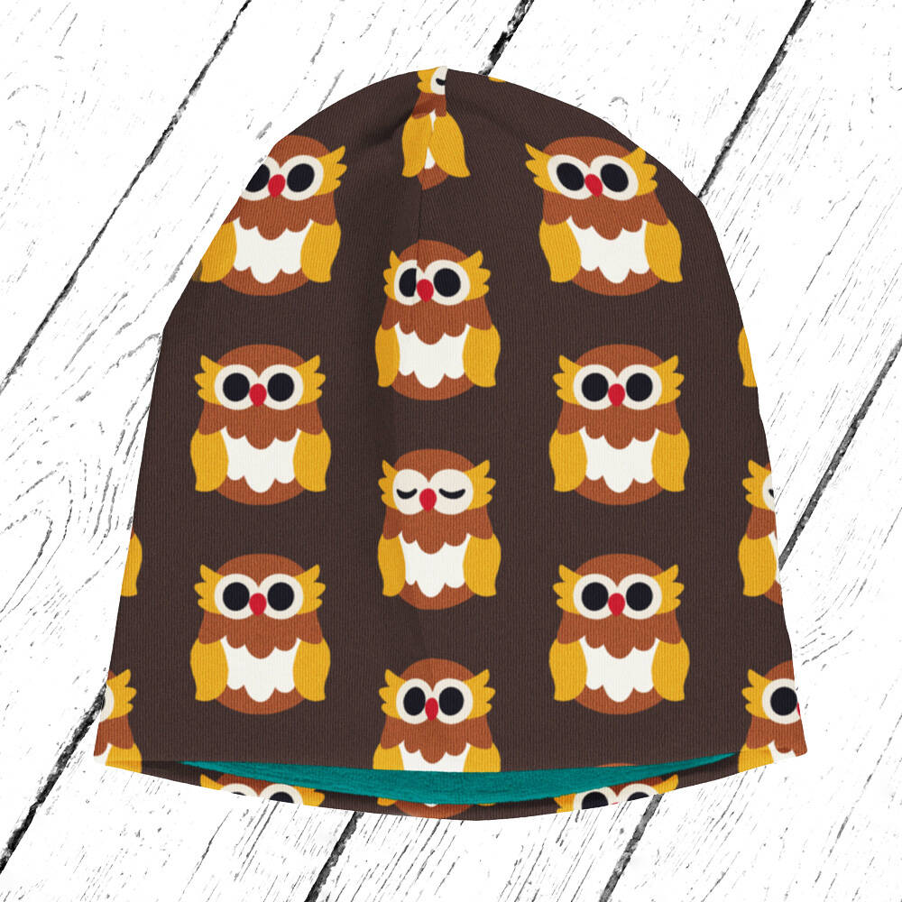 Maxomorra Mütze Hat Velour NORDIC OWL