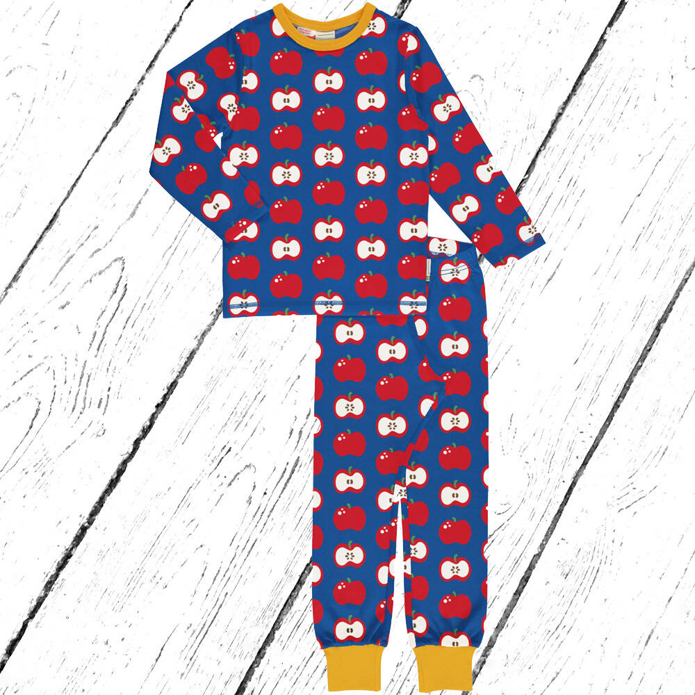 Maxomorra Schlafanzug Pyjama Set FARM APPLE