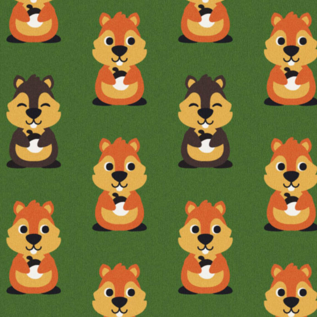 Maxomorra Trägeranzug Playsuit GARDEN SQUIRREL