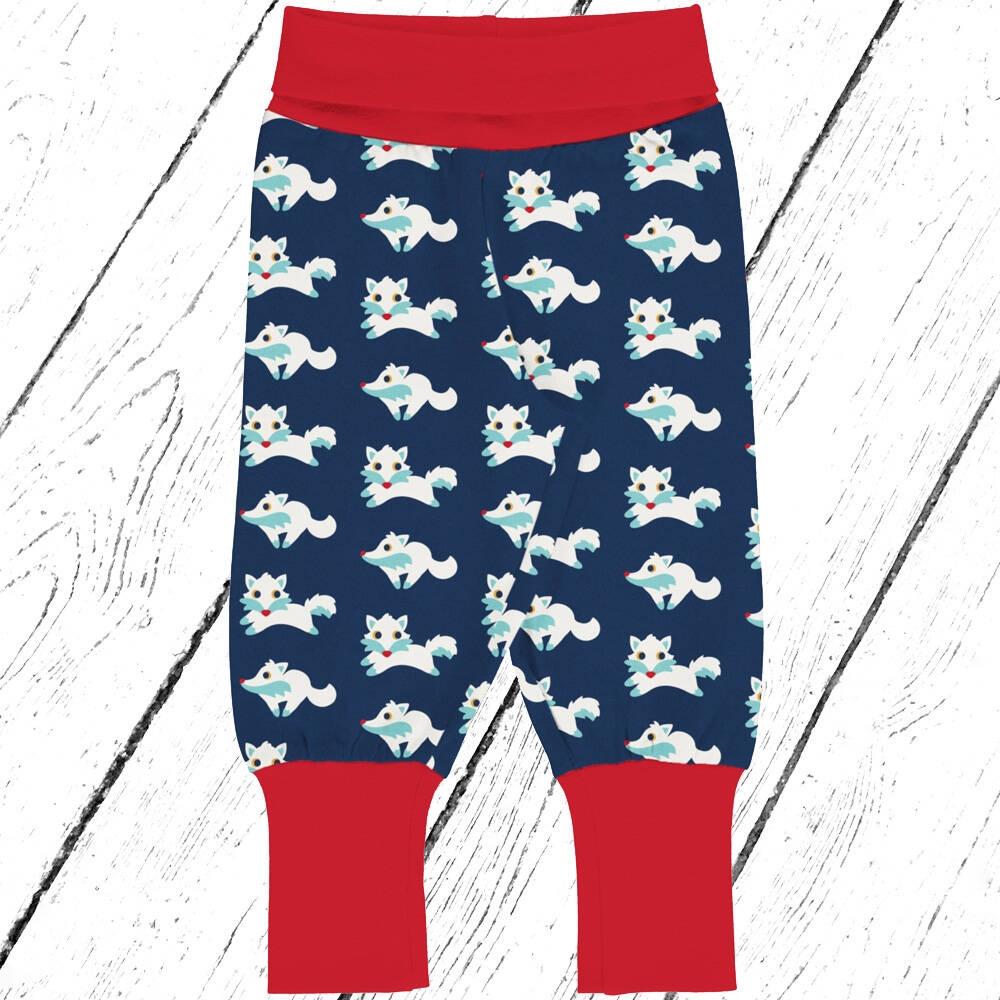 Maxomorra Hose Pants Rib ARCTIC FOX