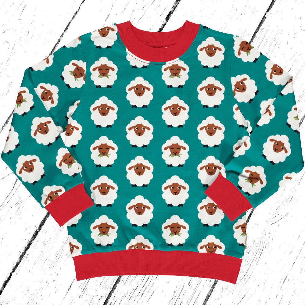 Maxomorra Lined Sweater FARM SHEEP