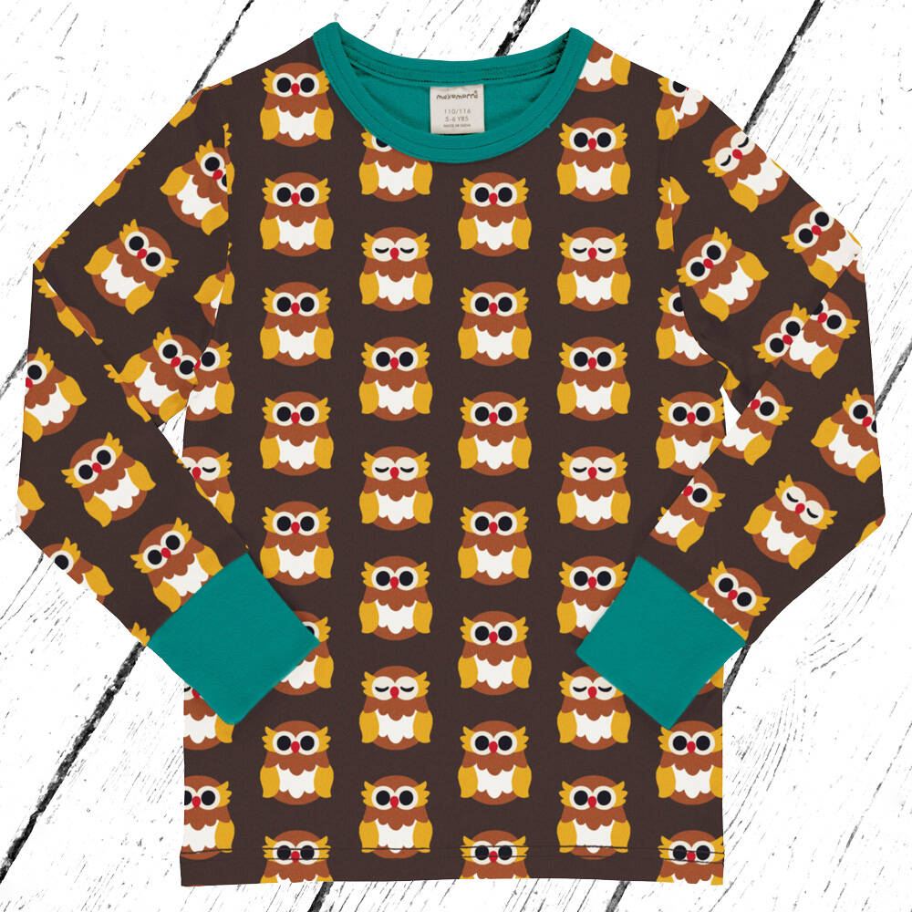 Maxomorra Shirt NORDIC OWL