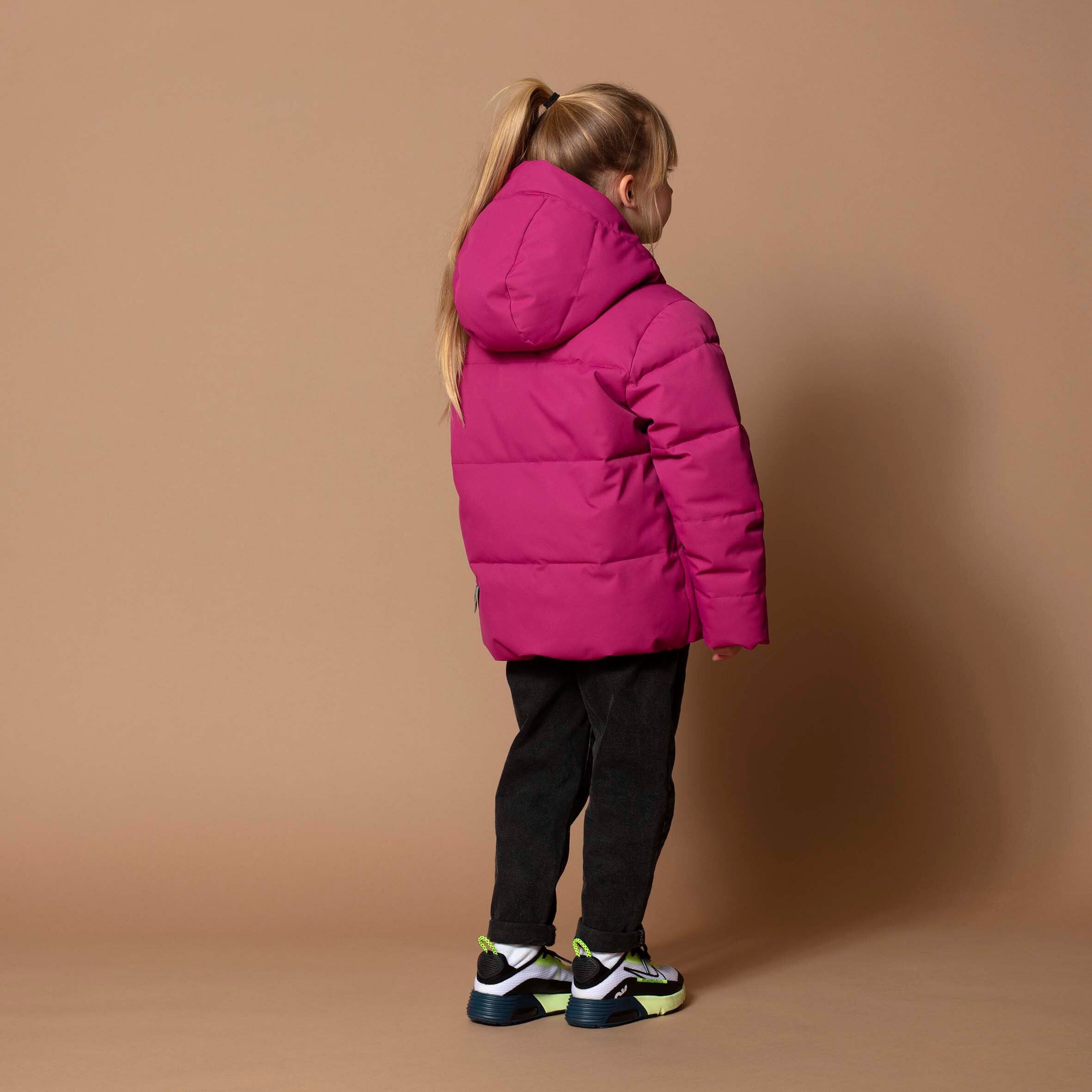 Gosoaky Winter Puffer Jacke DRAGON EYE Festival Fuchsia