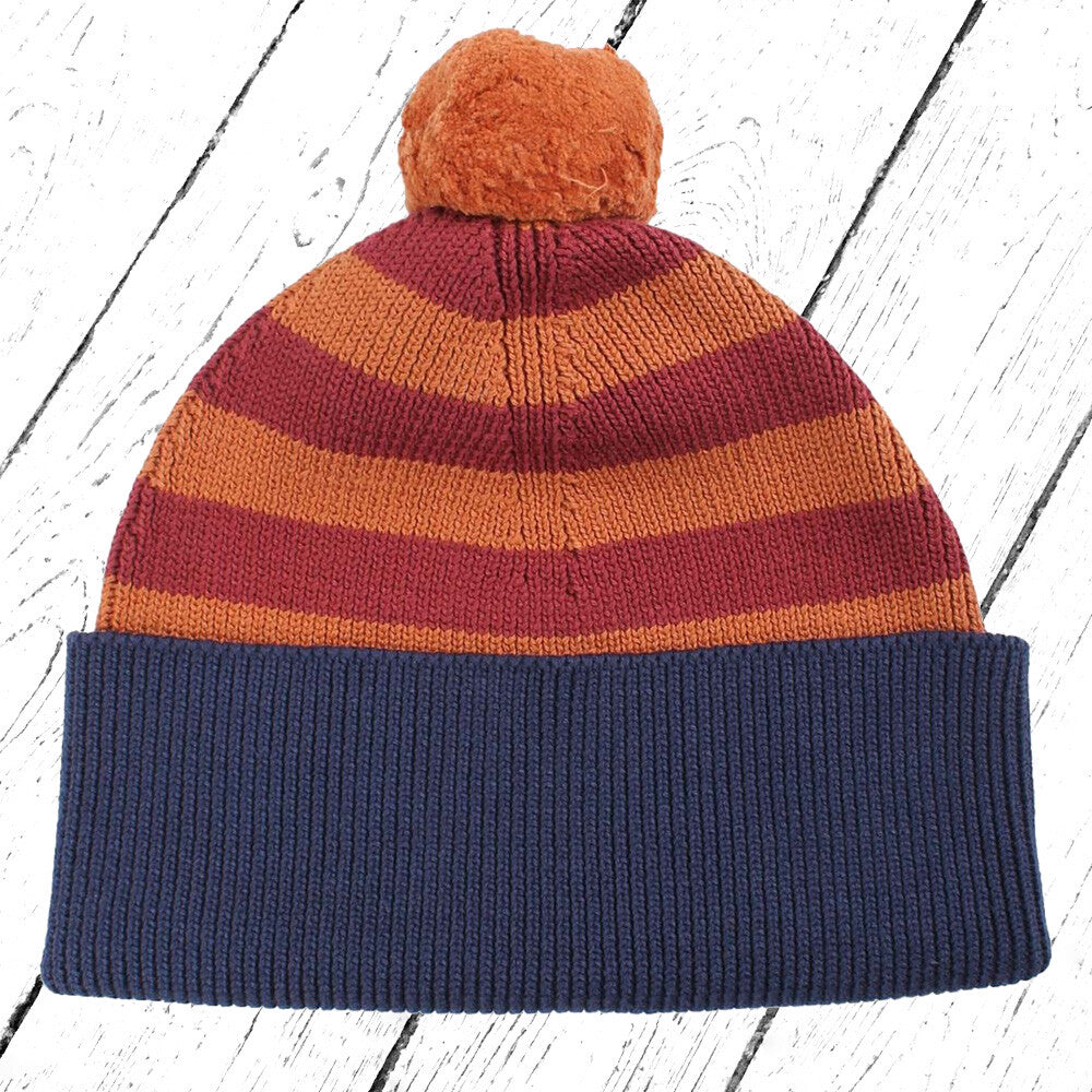 Danefae Strickmütze Moon Navy Red Ochre