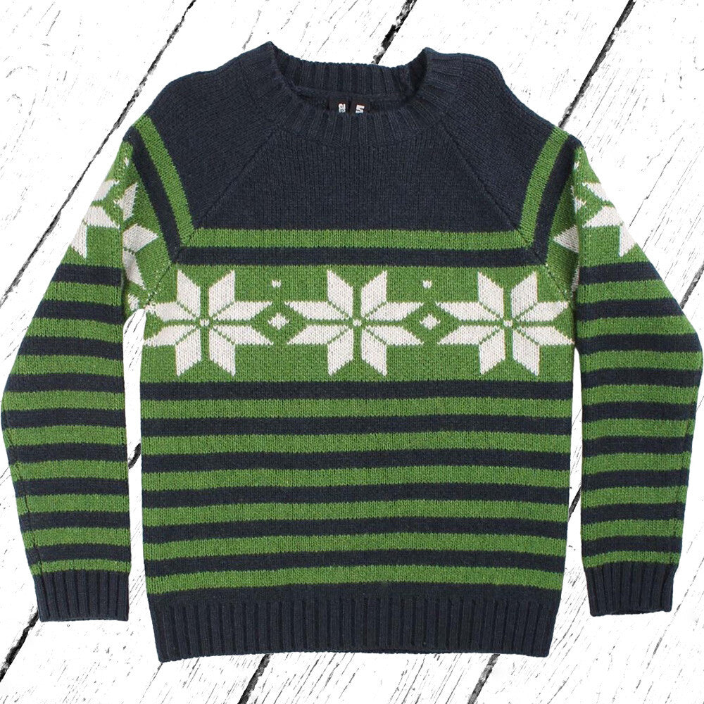 Danefae Strickpullover Slalom Sweater Navy Jungle