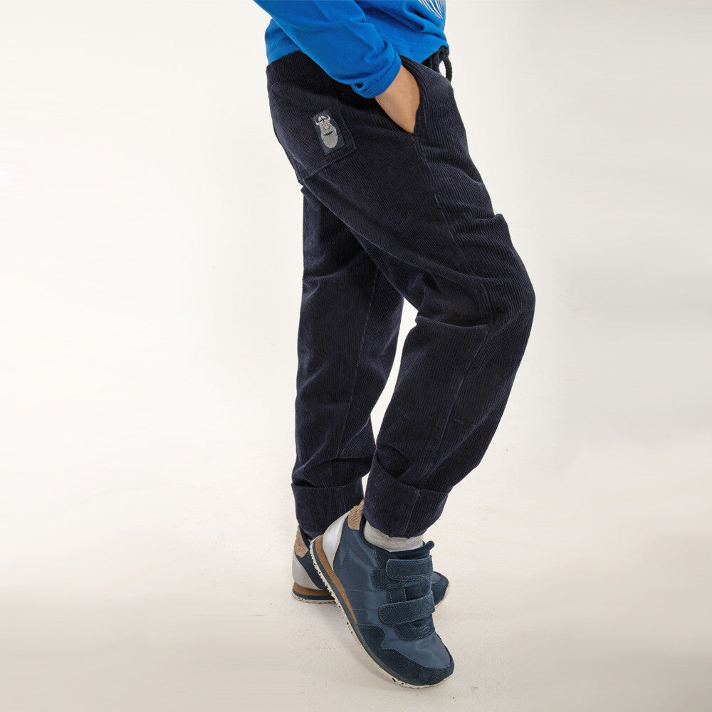 Danefae Hose Frede Cord Pants Dark Navy