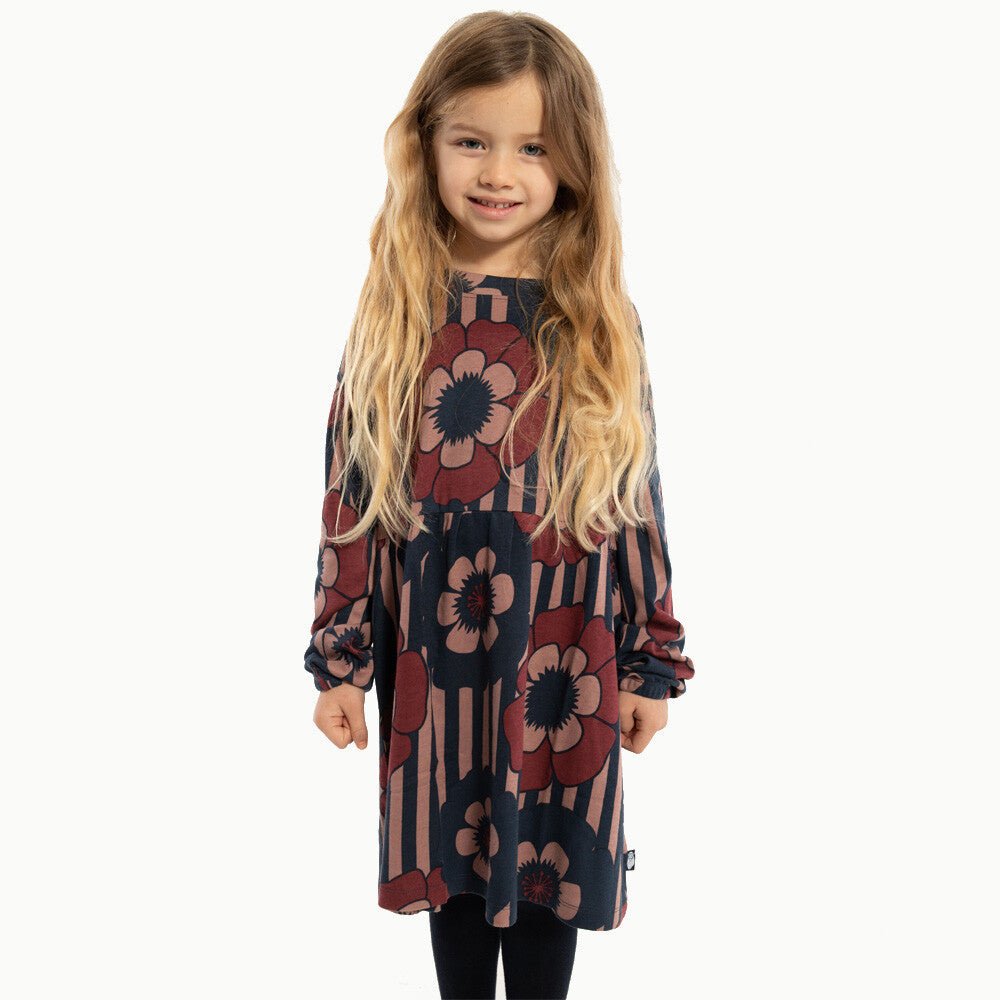 Danefae Kleid Organic Folie Dress Flower Powers