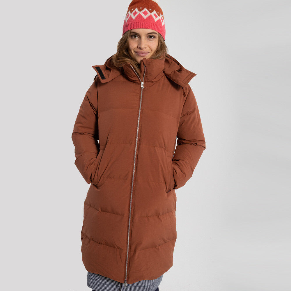 Danefae Daunen Wintermantel Get Down Winter Coat Beige Rose